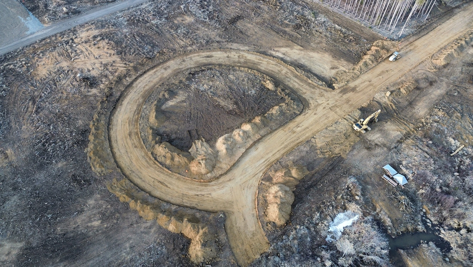 ConstructionSpring2025_Drone_04 Drone site overview April 2025